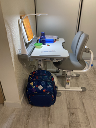 Комплект мебели Evo-Kids Стол + стул + полка + лампа (BD-23 G) фото от покупателей 2