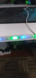 Стіл комп'ютерний геймерський ігровий DROM Lite White + LED RGB підсвічування з пультом фото від покупців 2