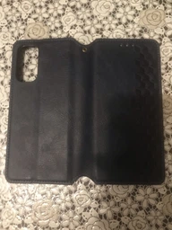 Кожаный чехол-книжка GETMAN Cubic (PU) для Xiaomi Redmi Note 11 (Global) / Note 11S Синий фото от покупателей 3