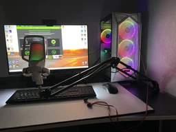 Настільний тримач для мікрофона стійка-пантограф Bodasan Sound (hbs-1) фото від покупців 1
