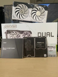 Відеокарта ASUS PCI-Ex GeForce RTX 4060 Ti Dual White OC Edition 8GB GDDR6 (128bit) (2595/18000) (1 x HDMI, 3 x DisplayPort) (DUAL-RTX4060TI-O8G-WHITE) фото від покупців 9