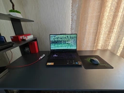 Стол компьютерный с полочками слева RedWood Ванкувер Ш1416*В1226*Г600 Антрацит RLST24anthracite фото от покупателей 9