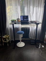 Стол с электрорегулировкой высоты RZTK eDesk 2 1200 х 600 мм Black