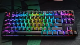Клавиатура проводная Hator Rockfall 2 Mecha TKL Orange USB Lilac (HTK-724) фото от покупателей 3