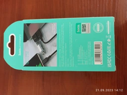 Перехідник адаптер Type-C на USB female adapter HOCO (4A, USB3.0 OTG). Black фото від покупців 4