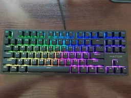 Клавиатура проводная Hator Rockfall 2 Mecha TKL Orange USB Lilac (HTK-724)