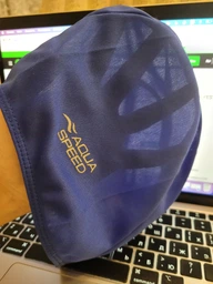Шапка для плавання POLYESTER CAP 5764 Aqua Speed ​​091-15 синій, білий, OSFM фото від покупців 4