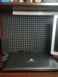 Панель из акустического поролона Ecosound PYRAMID S 30мм, 50х50см цвет черный графит