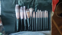 Набор кистей для макияжа Green 14 in 1