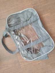 Набор сумок в роддом EcoNova (4 шт.) | Размеры S, М, XL,XXL | Прозрачные с серым спанбондом Для мамы и малыша фото от покупателей 5