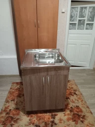 Мойка с тумбой 60х60см эконом трюфель (правая, левая)