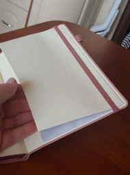 Блокнот деловой Buromax Libreta A5 в точку 96 листов обложка из искусственной кожи Малиновый (BM.295317-29) фото от покупателей 2
