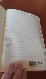 Блокнот деловой Buromax Libreta A5 в точку 96 листов обложка из искусственной кожи Малиновый (BM.295317-29) фото от покупателей 1
