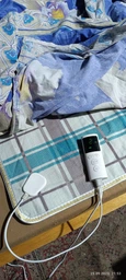 Электропростынь односпальная 90х160 см Home Textile Comfort, 9 режимов подогрева+Таймер автоотключения, в клеточку, арт.9090 фото от покупателей 6