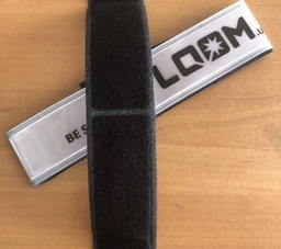 Світловідбиваюча ПВХ пов’язка LOOM на липучці 3х38см біла світловідбивна повязка(2шт.) фото від покупців 12