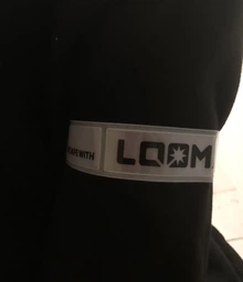 Світловідбиваюча ПВХ пов’язка LOOM на липучці 3х38см біла світловідбивна повязка(2шт.) фото від покупців 11