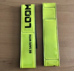 Світловідбиваюча ПВХ пов’язка LOOM на липучці 3х38см біла світловідбивна повязка(2шт.) фото від покупців 6