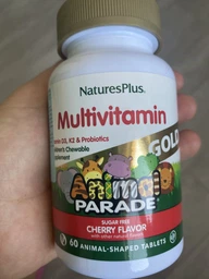 Мультивитаминный комплекс для детей Natures Plus Animal Parade Gold 60 жевательных таблеток Вишня (97467299313) фото от покупателей 1