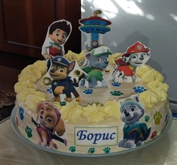 Сахарна їстівна картинка Щенячий патруль вис. 12 см, вис. 8 см на торт і топпери (SNP - 00474) фото от покупателей 3