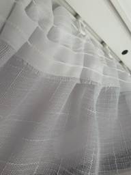Тюль VR-Textil Лён Цвет белый 6х2.5м (43-007T) фото от покупателей 12