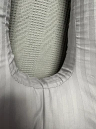 Подушка для беременных и отдыха MirSon Satin Stripe №8027 U-образная Light Gray (2200006178651)