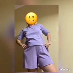 Піжама (футболка + шорти) жіноча BARWA garments 0315/313 L Бузкова (2113153133223) фото від покупців 4