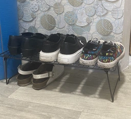 Полиця для взуття IKEA GREJIG, сірий, 206.200.61 фото от покупателей 2