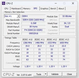 Пам'ять для ноутбука SO-DIMM DDR4 32 Gb (3200 MHz) G.SKILL Ripjaws (F4-3200C22S-32GRS)