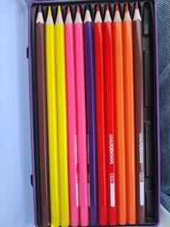 Цветные карандаши Cool for school Premium шестигранные 12 цветов в металлической коробке (CF15173)