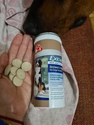 Пивные дрожжи Excel Brewers Yeast Large Breeds для собак крупных пород 80тб фото от покупателей 3