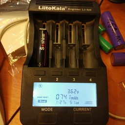 Аккумулятор 14500/AA литий-ионный (Li-Ion) Soshine 14500-3.7-900 Button Top, 900mAh, 1.8A, 4.2/3.7/2.8V, Black фото от покупателей 2