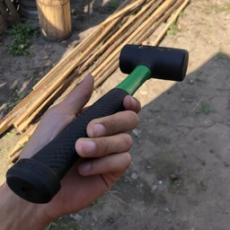 Молоток резиновый безинерционный L290мм 550г TOPTUL HAAB1038