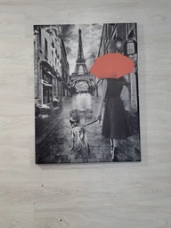 Картина Прогулка по Парижу30x40 см (P0503)
