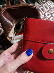 Універсальний вертикальний гаманець для чоловіків Vintage з натуральної шкіри темно-коричневого кольору (bg146fash82) фото від покупців 15