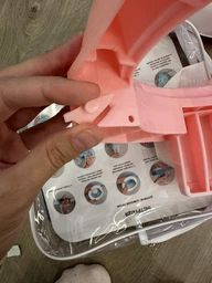 Дитячий дорожній складаний горщик і накладка на унітаз 3 в 1 Just Baby Trino Pink (JB-002) фото от покупателей 9
