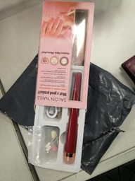 Мини фрезер для маникюра и педикюра со встроенным аккумулятором Flawless Salon Nails беспроводной Белый фото от покупателей 5