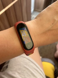 Ремешок нейлоновый MRK для фитнес браслета Xiaomi Mi Band 7/6/5/4/3 Черный+dark blue (mrk6388) фото от покупателей 2