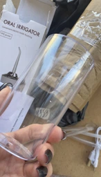 Ирригатор для чистки зубов/полости рта портативный с аккумулятором Oral Irrigator на 240 мл белый (GS-114567) фото от покупателей 12