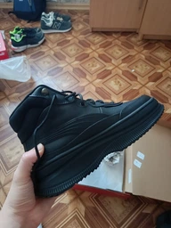 Женские демисезонные ботинки кожаные высокие Puma Mayra 39231602 37.5 (4.5UK) 23.5 см Puma Black-Puma Black-Strong Gray (4099683252949) фото от покупателей 18