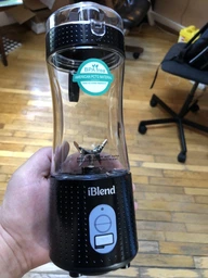 Портативный блендер для смузи iBlend 8S, мощный акумуляторный блендер для спортивного питания, детского питания. Желтый фото от покупателей 5