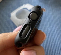 Захисний чохол зі склом Choice для Apple Watch 44 мм Сірий