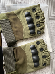Перчатки тактические сенсорные BDA; M/8; Хаки. Универсальные тактические перчатки с пальцами. Армейские перчатки. фото от покупателей 2