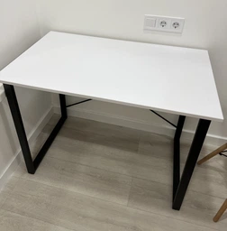Компьютерный стол Ferrum-decor Дейв 75x140x60 черный ДСП Дуб Сан-Марино 16мм фото от покупателей 16