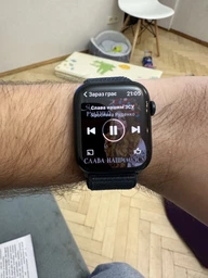Смарт-годинник Apple Watch Series 9 GPS 45mm Silver Aluminium Case with Winter Blue Sport Loop (MR9F3QP/A) фото від покупців 8