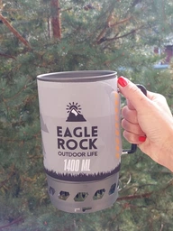 Газовая система приготовления пищи Eagle Rock Портативная туристическая газовая горелка для еды на природе 1.4 л (Gassystem1400) фото от покупателей 18