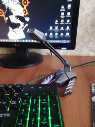Микрофон Vertux Streamer-3 LED USB Grey (MICSTREAMER3GR) фото от покупателей 4