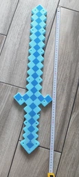 Меч Майнкрафт Minecraft со светом и звуком 37 см Зеленый