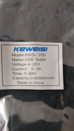 USB тестер Keweisi KWS-V20 4-20V для проверки зарядок/кабелей/Power Bank Keweisi (516431632) фото от покупателей 8