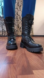 Женские ботинки Violeta 36 23.5 см Черные (231-1)