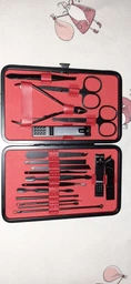 Манікюрний набір чоловічий Makeup Kit 18 предметів в футлярі фото від покупців 4
